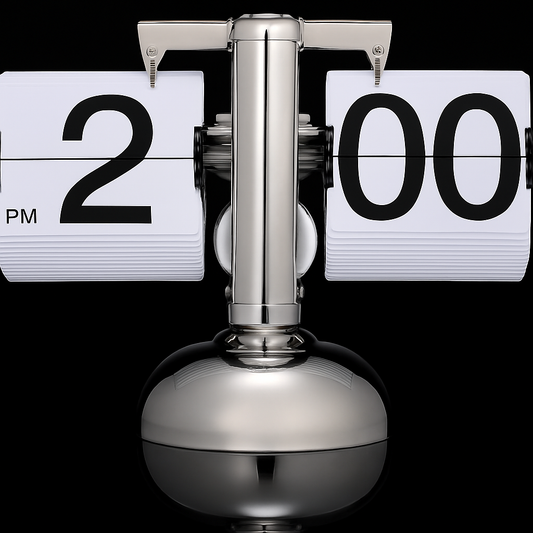 Retro Automatic Page Turning Clock