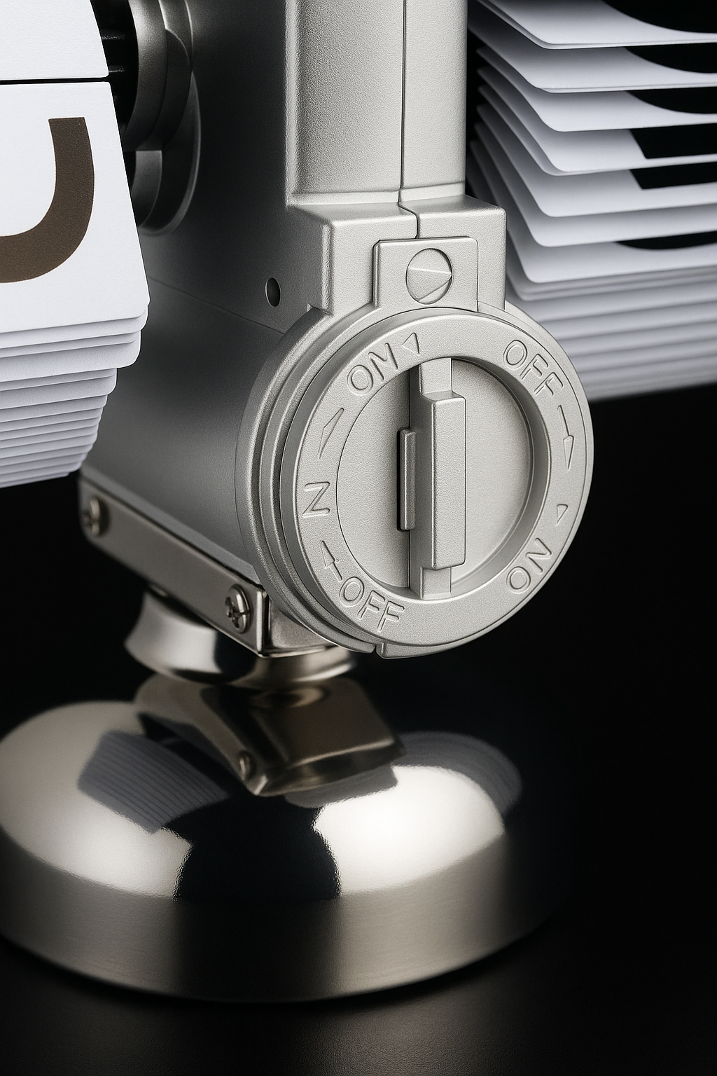 Retro Automatic Page Turning Clock
