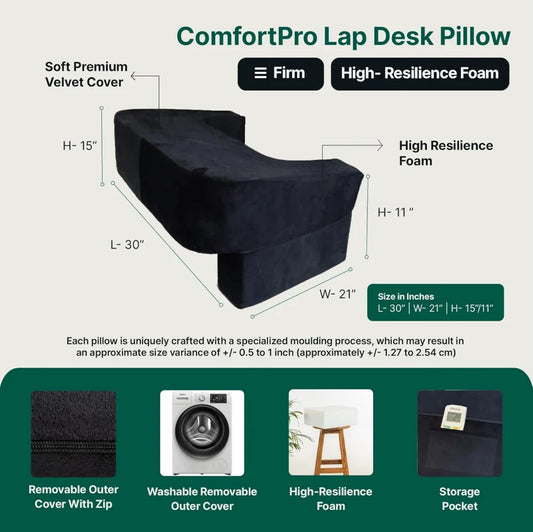 Memory Foam based Lap Desk Pillow